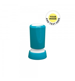 Carimbo Redondo 14mm Xstamper Quix Preto PERSONALIZADO 1un