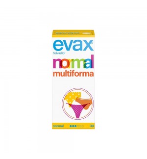 Pensos Higiénicos Evax Salvaslip Normal Multiforma 34un
