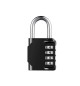 Cadeado 30mm Preto IP68 Reajustável com Código 4 Dígitos