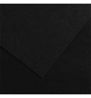 Cartolina 50x65cm Preto 185g 1 Folha Canson