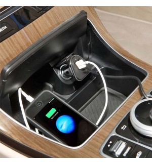 Carregador Isqueiro Auto USB-A 4 Portas