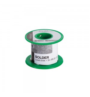 Solda sem Chumbo Sn 99.3% - Cu 0.7% 0.6mm Rolo 100g