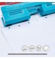 Furador 4 Furos 10 Folhas Eagle com guia Preto
