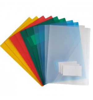 Classificador A4 Bolsa Interior Visor Etiqueta Sortido 10un