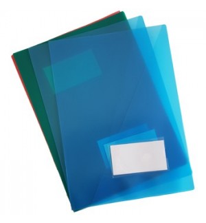 Classificador A4 Bolsa Interior Visor Etiqueta Sortido 10un