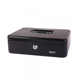 Cofre com Chave Eagle 262x192x82mm Preto