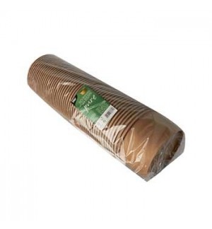 Saladeiras 1000ml Cartão Redondo Ø150mm Cor Kraft 50un
