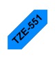 Fita Laminada 24mmx8mts Azul/Preto