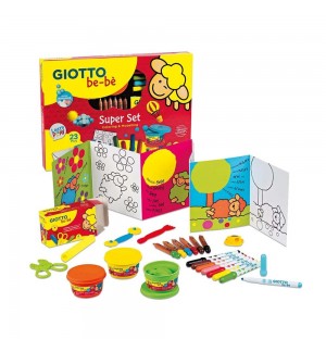 Conjunto Giotto Be-Be p/Colorir e Modelar