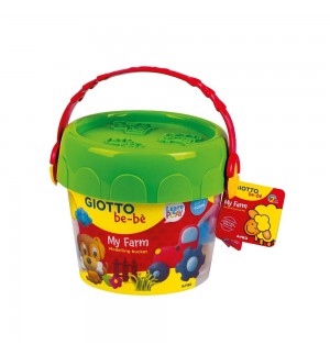 Conjunto Pasta Modelar Giotto Be-Be Balde Farm