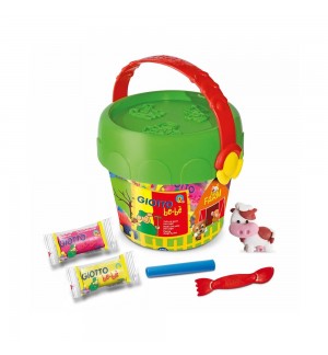 Conjunto Pasta Modelar Giotto Be-Be Balde Farm