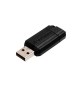 Pen Drive 16GB USB-A 2.0 VERBATIM PINSTRIPE Preto