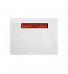 Envelopes Saco Packing List 165x228mm C5 Transparente 1000un