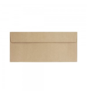 Envelopes 110x220mm DL Papel Natural 095g Areia 25un