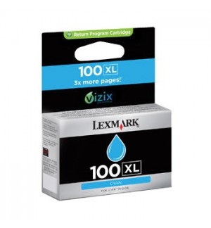 Tinteiro Lexmark 100XL Azul 14N1069E 7,4ml 600 Pág.