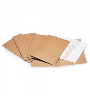 Capa Cartolina Simples 314x235mm s/Ferragem Kraft 50un