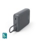 Powerbank 10000mAh PowerPack Travel Cinza