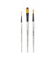 Pack Pincel Aguarela Redondo Oval Liner 3un