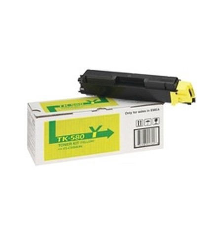 Toner Kyocera TK-580Y Amarelo 1T02KTANL0 2800 Pág.