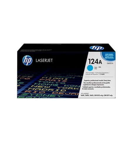 Toner HP 124A Azul Q6001A 2000 Pág.