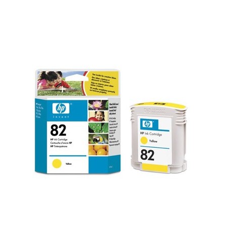 Tinteiro HP 82 Amarelo C4913A 69ml 4300 Pág.