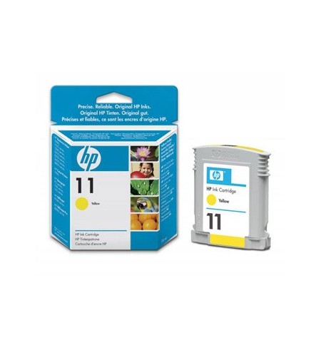 Tinteiro HP 11 Amarelo C4838A 28ml 1750 Pág.
