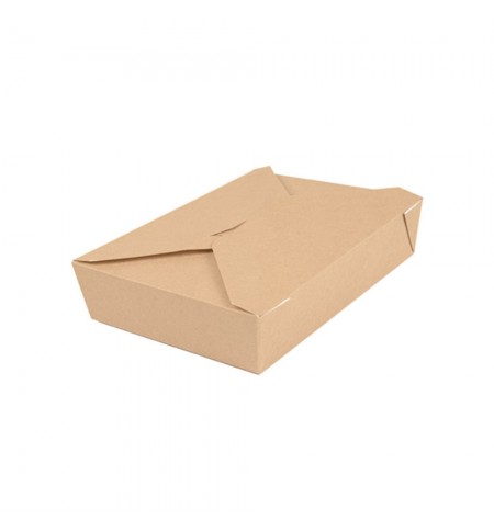 Caixa Cartolina Kraft 19,6x14x4,5cm 1470ml THEPACK 50un