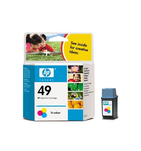 Tinteiro HP 49 Cor 51649A 22,8ml 310 Pág.