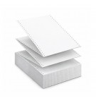 Papel Continuo 240x06 (6x9.5) 1 Via Branco Cx 4000