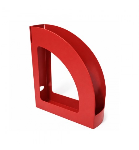 Porta Revistas 32x25x8cm Plástico Opaco Vermelho