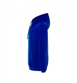 Sweatshirt Capuz Adulto Azul Royal Tamanho M