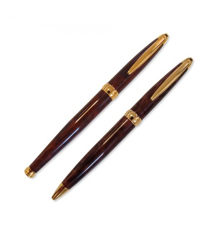 Canetas com Bolsa WE11BR Marmoreado 2un