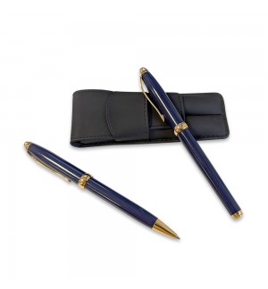 Canetas com Bolsa CS11AP Azul 2un