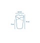 Caixa Cartolina Kraft 08.5x14cm Batatas Fritas 480ml 50un