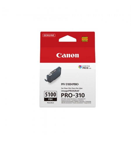 Tinteiro Canon PFI-5100 Preto Foto 6952C001