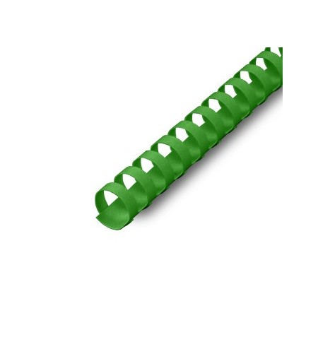 Argolas PVC Encadernar 14mm Verde 110 Folhas 100un