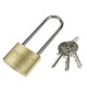 Cadeado 40mm Dourado Argola Extra Alta com Chaves