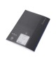 Caderno Agrafado A4 Quadriculado PP Ambar Preto 48Fls 2un