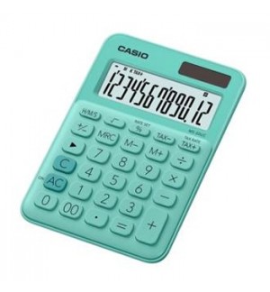 Calculadora Secretária Casio MS20UCGN Verde Claro 12 Dígitos