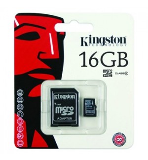 Cartão Memória Micro SDHC 16GB Kingston