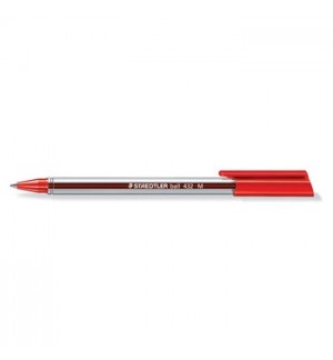 Esferográfica Staedtler Ball 432M Vermelho 0,45mm 1un