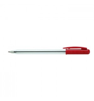Esferográfica Tratto Ball Point Vermelho 1mm 50un
