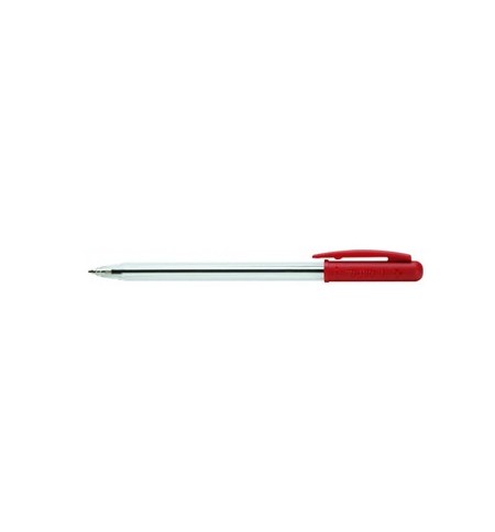 Esferográfica Tratto Ball Point Vermelho 1mm 50un