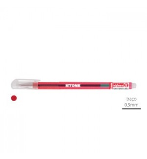 Esferográfica Gel EK Gtone Vermelho 0,5mm 1un
