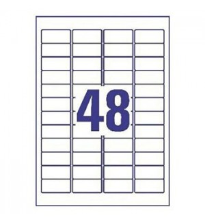 Etiquetas Removíveis 045,7x021,2mm Avery 25 Folhas 1200un