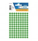 Etiquetas Redondas 08mm Verde Escuro Herma1835 540un