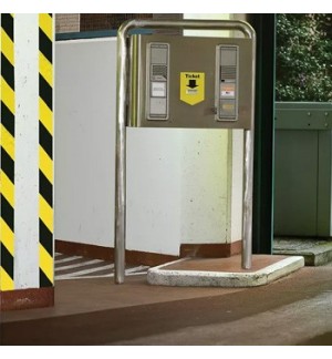 Fita Adesiva PP Sinalização Vermelho/ Branco 50mmx66m