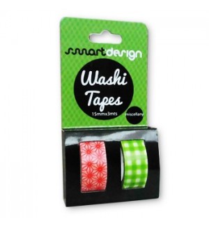 Fita Adesiva Decorativa Washi Tape Miscelania 2un