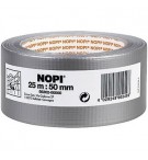 Fita Adesiva Tecido 50mmx25m (Duct Tape) Tesa/Nopi Prata