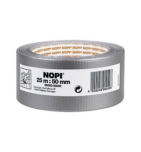Fita Adesiva Tecido 50mmx25m (Duct Tape) Tesa/Nopi Prata